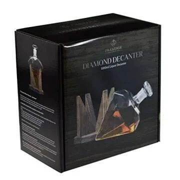 Prestige Diamond Decanter - Perfect Gift for Spirits Lovers