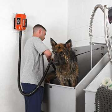 Air Force Commander 2-Speed Dryer 4.0 HP Motor - Efficient Pet Grooming