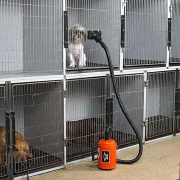 Air Force Commander 2-Speed Dryer 4.0 HP Motor - Efficient Pet Grooming