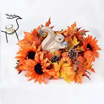 6ft Fall Maple Leaf Garland for Autumn Celebration Decor