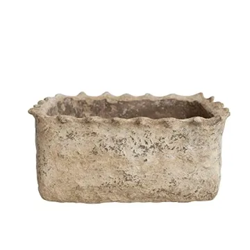 Buy Creative Co-Op Ivory Paper Mache Container