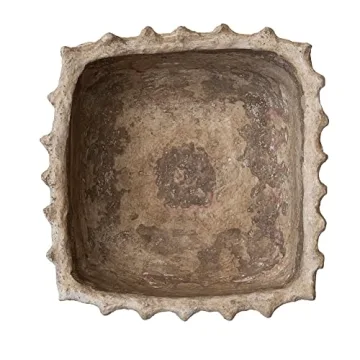 Buy Creative Co-Op Ivory Paper Mache Container