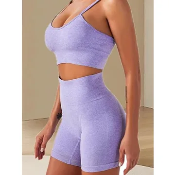 HANERDUN Women's Yoga 2 Piece Outfit - Stylish & Comfy Set