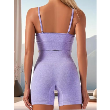 HANERDUN Women's Yoga 2 Piece Outfit - Stylish & Comfy Set