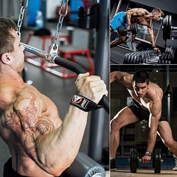 RDX Weight Lifting Straps with Padded Wrist Support