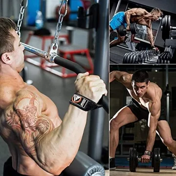 RDX Weight Lifting Straps with Padded Wrist Support