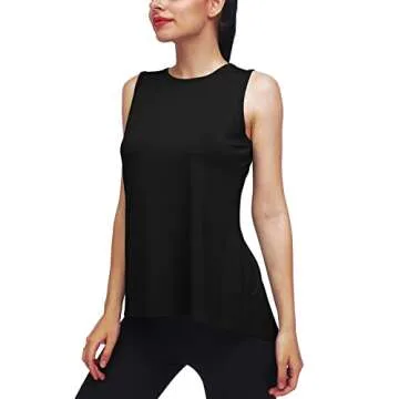 Mippo Women's Comfortable and Stylish Workout Tank Tops for Yoga and Fitness