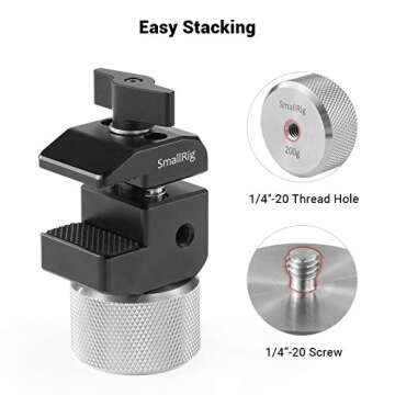 SMALLRIG Removable Counterweight 200g for DJI Ronin S/RS 2, SC/RSC 2 and Zhiyun Gimbal Stabilizers - AAW2285