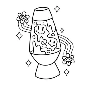 Trippy & Groovy: Psychedelic Coloring Book for Adults Featuring Mushrooms, Aliens, Magic Worlds and Illusions for Relaxation