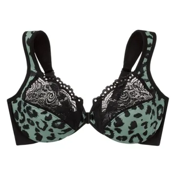 Glamorise Wonderwire Front-Closure Bra for Curvy Women