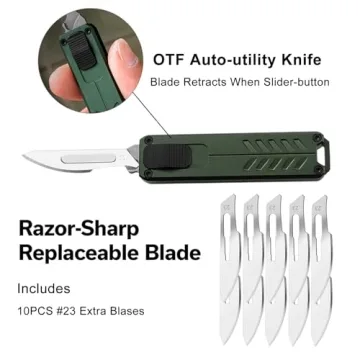 Caressolove EDC Utility Knife - Retractable Safety Cutter