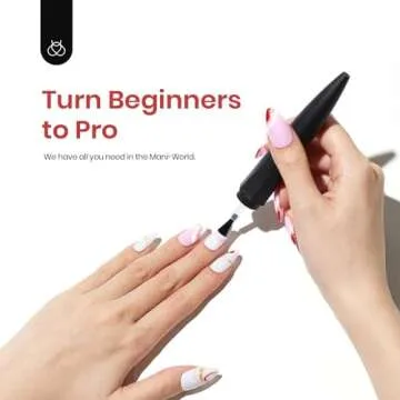 Beetles Gel Nail Polish Kit with U V Light Starter Kit, Black Red White Pink Shimmer Gel Polish Set, Base Gel Top Coat Glitter Gel Nail Kits Home DIY Manicure Light Gel Nail Polish Gifts for Women