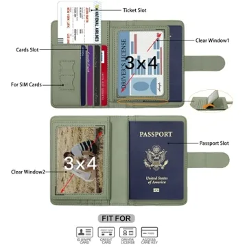 Melsbrinna RFID Passport Holder - Travel Wallet for All