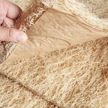 Fresh Eggs Daily Natural Aspen Chicken Nesting Pads for Laying Hens Large 13 x 13 (6 Pack) Plus 2oz. Sample of Coop Confetti Nesting Herbs