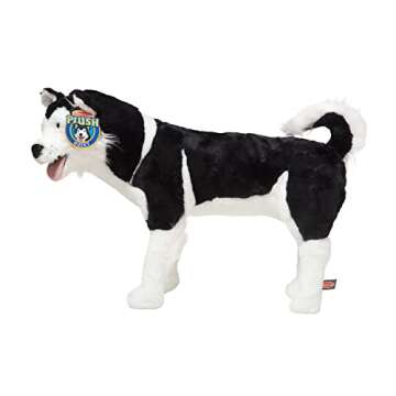 Melissa & Doug Giant Siberian Husky Lifelike Plush Toy