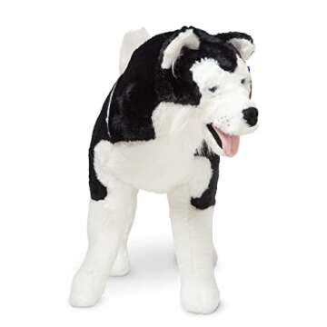 Melissa & Doug Giant Siberian Husky Lifelike Plush Toy