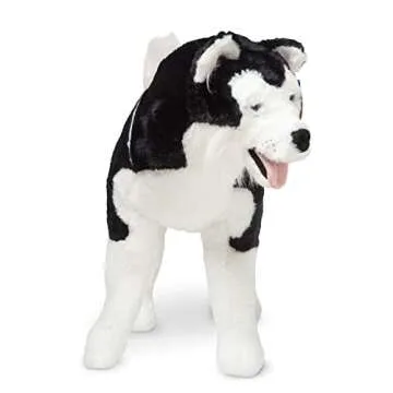Melissa & Doug Giant Siberian Husky Lifelike Plush Toy