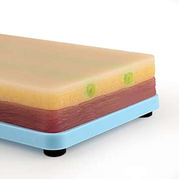 Ultrassist IV Practice Kit for Venipuncture Training, IV Start Kit Practice for Nursing Students, IV Injection Pad for Education Purposes Only