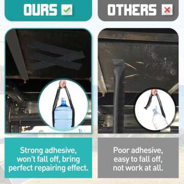 RV Underbelly Tape, 4" x 20' Waterproof Flex Belly Tape with Permanent Sealing Adhesive, Cuttable Re...