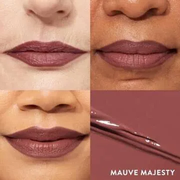 LAURA GELLER NEW YORK Modern Classic Duo - Mauve Majesty Lipstick + Major Mauve Lip Liner - Ultra-Ri...