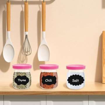 Mailatime Overnight Oats Containers with Lids,2 Pack Glass Mason Jars for Overnight Oats,16 oz Large Capacity Glass Storage Jars for Milk, Cereal, Fruit, Yogurt