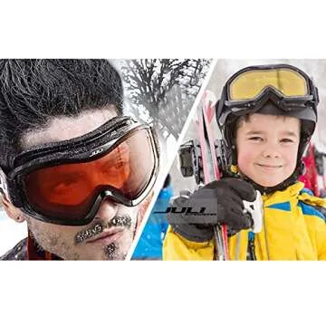 JULI Ski Goggle - UV Protection & Anti-Fog Goggles for All Ages