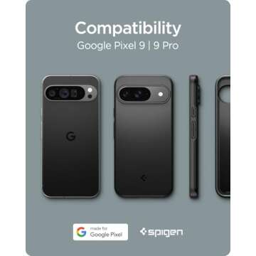 Spigen Thin Fit Designed for Pixel 9 Case/Pixel 9 Pro Case - Stylish Military-Grade Protection