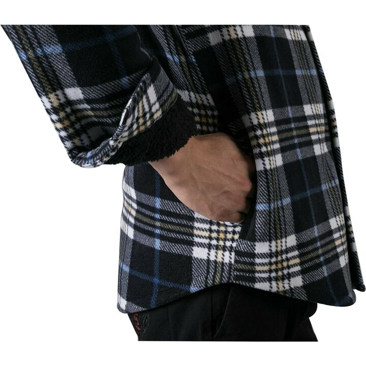 Men's Sherpa Lined Flannel Jacket for Ultimate Comfort