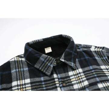 Men's Sherpa Lined Flannel Jacket for Ultimate Comfort