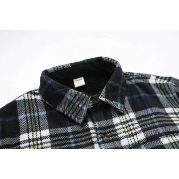 Men's Sherpa Lined Flannel Jacket for Ultimate Comfort