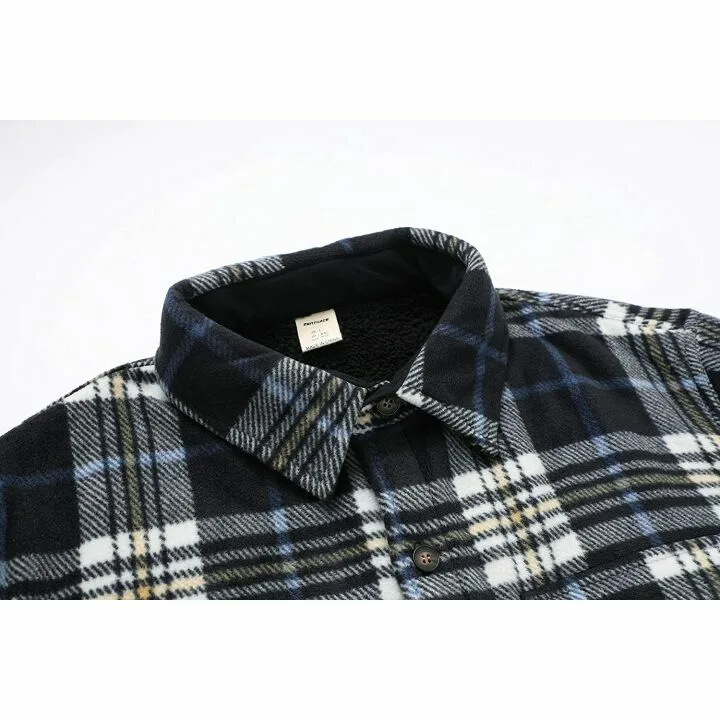 Men's Sherpa Lined Flannel Jacket for Ultimate Comfort