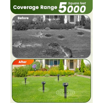 Solar Powered Snake & Mole Repellent for Your Garden