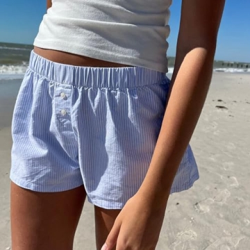 Charming Women's Plaid Lounge Shorts for Stylish Comfort