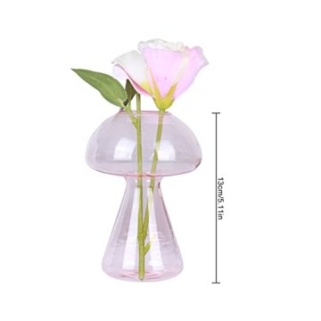 Mushroom Decor Vase - Charming Glass Home Decor