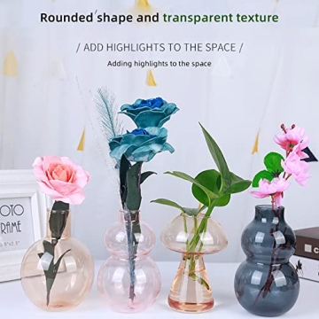 Mushroom Decor Vase - Charming Glass Home Decor