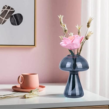 Mushroom Decor Vase - Charming Glass Home Decor