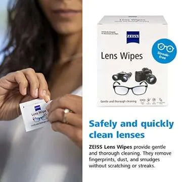 ZEISS Pre-Moistened Alcohol Wipes, Glasses Cleaner, 400 Count
