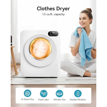 Compact Euhomy Portable Dryer for Small Spaces