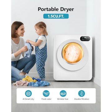 Compact Euhomy Portable Dryer for Small Spaces