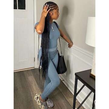 AYWA Women’s Fitted Two Piece Outfits for Casual Style