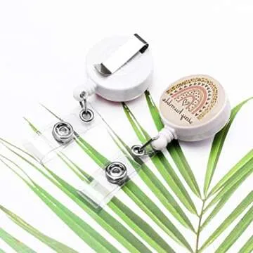 Stylish Retractable Badge Holders for Professionals - 3 Pack