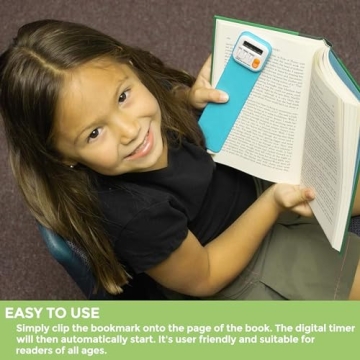 Mark My Time Bookmark and Reading Timer for Kids