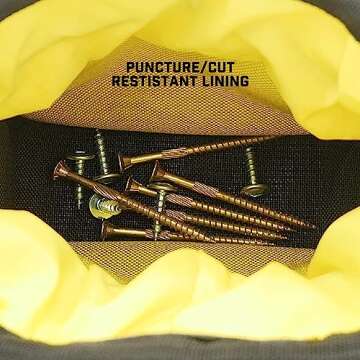 Joey Pouch PRO | Clip-On Tool Belt Bag for Tools, Screws, and Nails - Great for an Electrician, HVAC Tech, Plumber, Carpenter, Contractor, Handy Man, and Any Tradesperson - Metal Clip