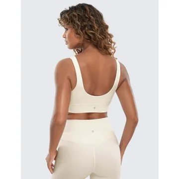 CRZ YOGA Butterluxe Women’s U Back Sports Bra - Comfort in Yoga