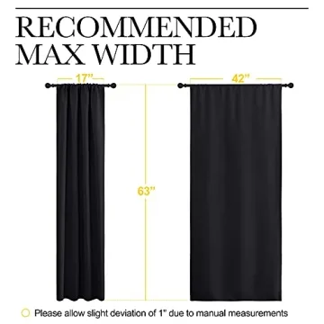 Elegant NICETOWN Blackout Curtains - Enjoy Style and Comfort