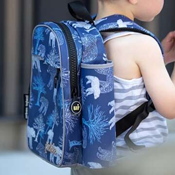 Urban Infant Toddler Backpack – Ideal for Preschool and Daycare – Boys and Girls – Poppies