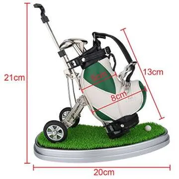 10L0L Golf Gifts for Men Golf Pen Holder Stocking Stuffers for Golfers Funny Gifts Unique Office Supplies Desk Decor, Gift for Birthday Christmas Golf Tournament for Boss Dad Husband Golf Lovers