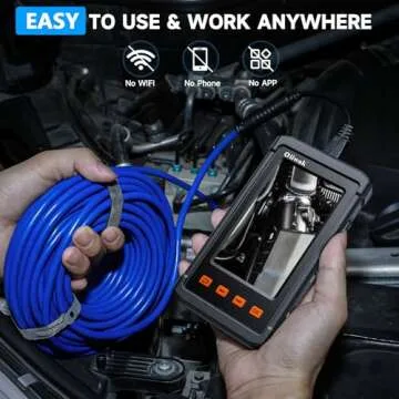 Oiiwak Endoscope Camera with Light, 5.5 mm Borescope