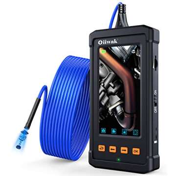Oiiwak Endoscope Camera with Light, 5.5 mm Borescope