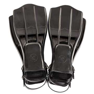 IST Rubber Rocket Scuba Diver Fins, Military Special Ops Gear, Deep Sea Diving Heavy Duty Equipment